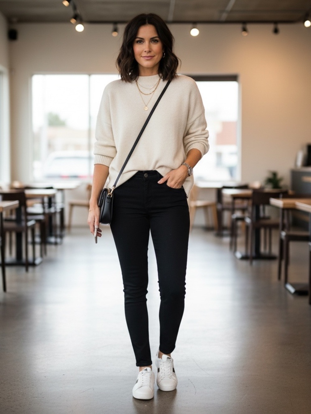• Spanx • Jeanish Leggings Classic Black Skinny Jeans - Women's Slim Fit 8-10 Md